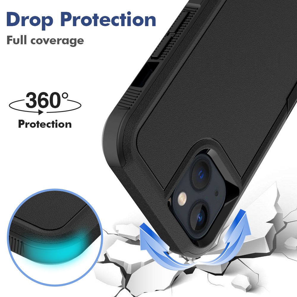iPhone 13 Hybridcover Off-road, Sort