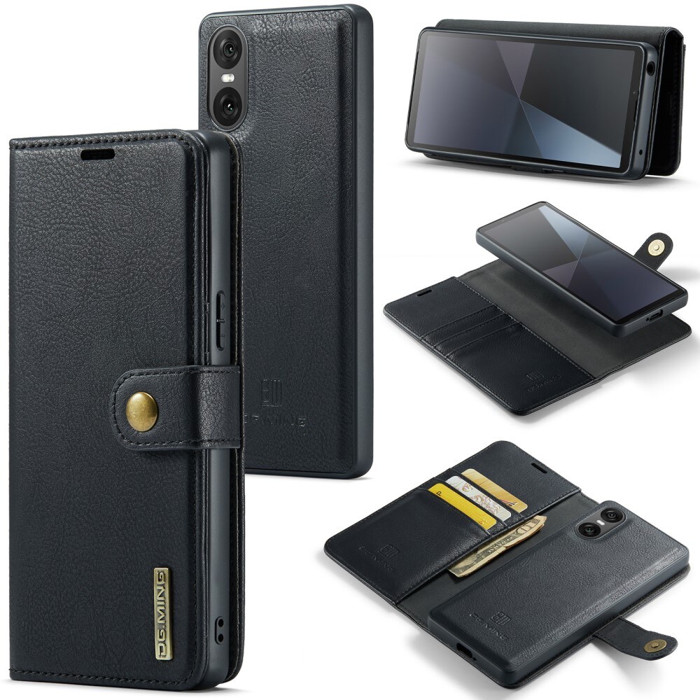 Sony Xperia 10 VI Pungetui med aftageligt cover, Black