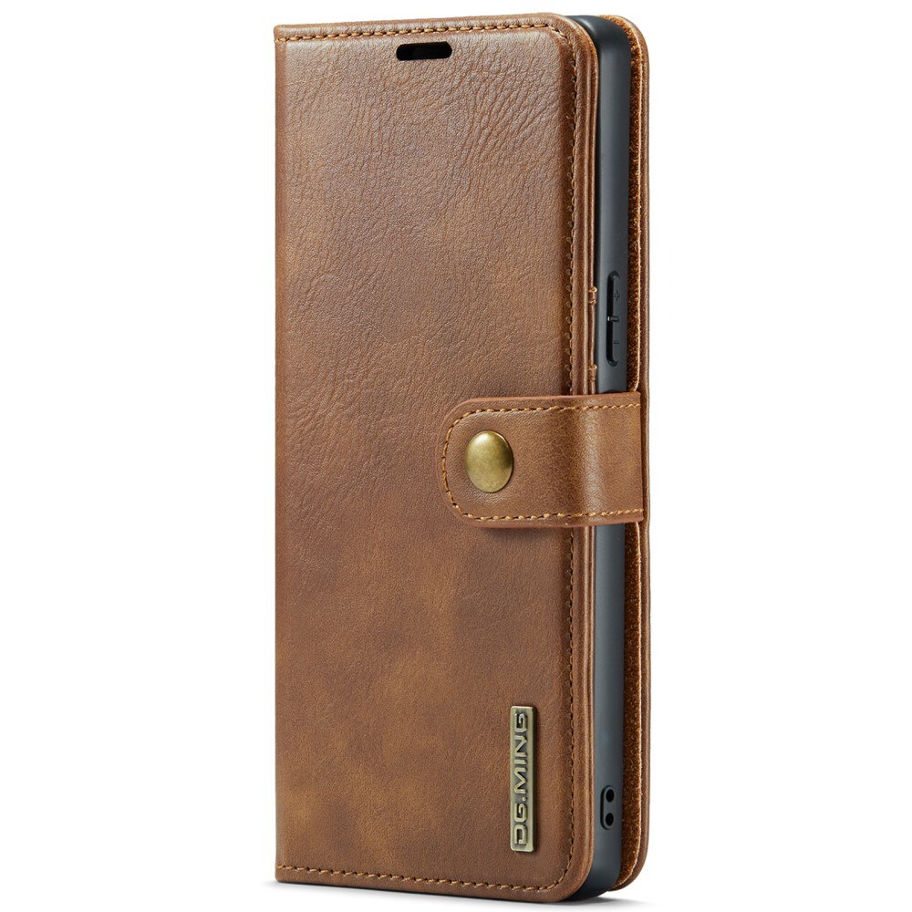Sony Xperia 10 VI Pungetui med aftageligt cover, Cognac