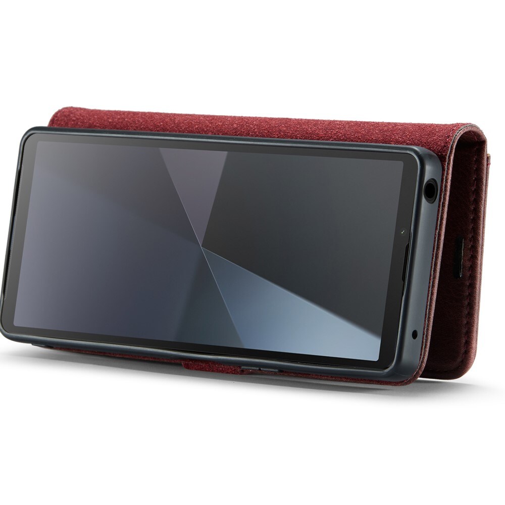 Sony Xperia 10 VI Pungetui med aftageligt cover, Red