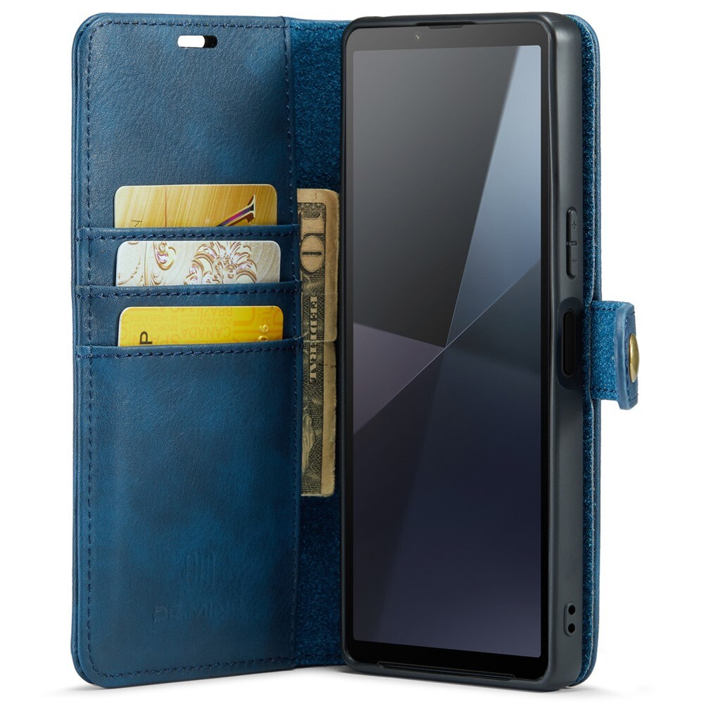Sony Xperia 10 VI Pungetui med aftageligt cover, Blue