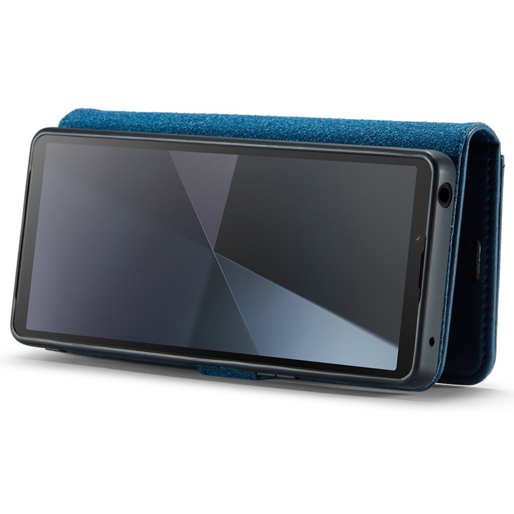 Sony Xperia 10 VI Pungetui med aftageligt cover, Blue