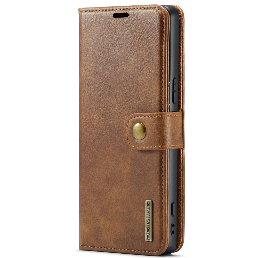 Sony Xperia 1 VI Pungetui med aftageligt cover, Cognac