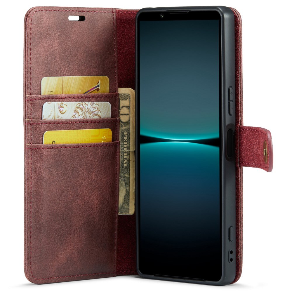 Sony Xperia 1 VI Pungetui med aftageligt cover, Red