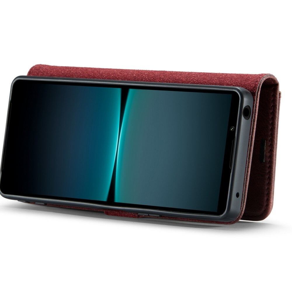 Sony Xperia 1 VI Pungetui med aftageligt cover, Red