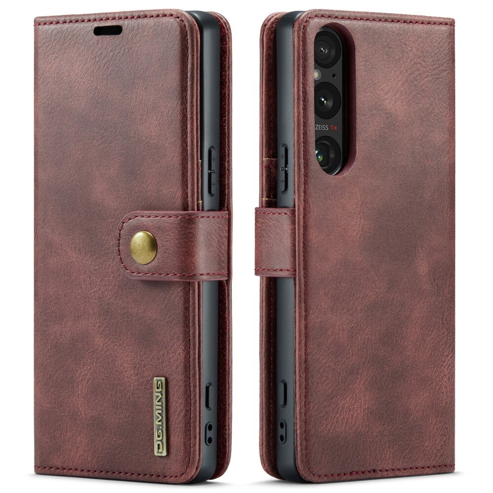 Sony Xperia 1 VI Pungetui med aftageligt cover, Red