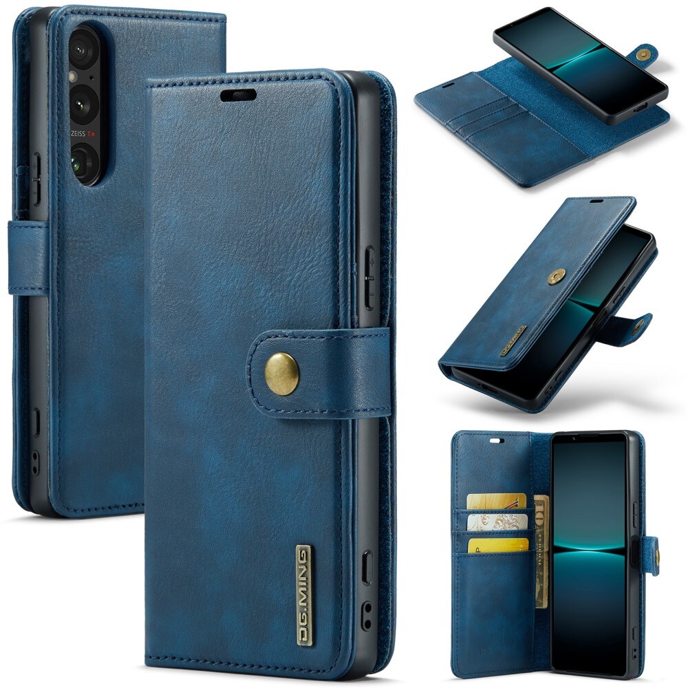 Sony Xperia 1 VI Pungetui med aftageligt cover, Blue