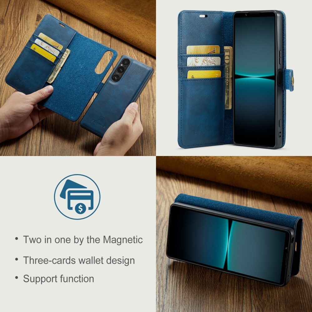 Sony Xperia 1 VI Pungetui med aftageligt cover, Blue