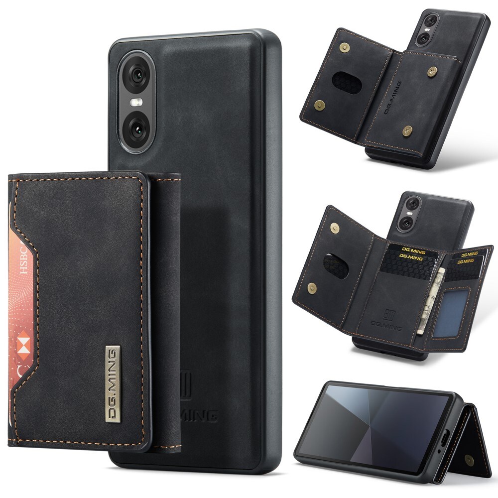 Sony Xperia 10 VI Cover med aftagelig pung, Sort