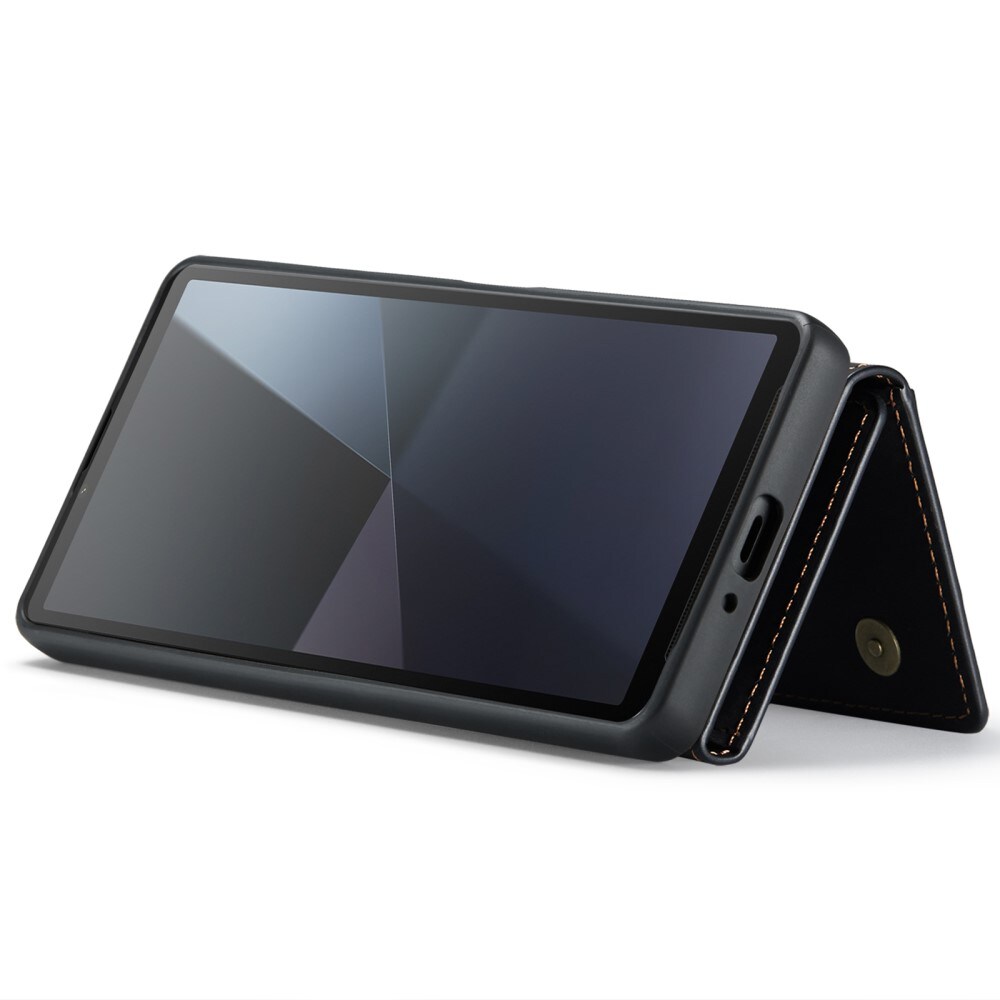 Sony Xperia 10 VI Cover med aftagelig pung, Sort