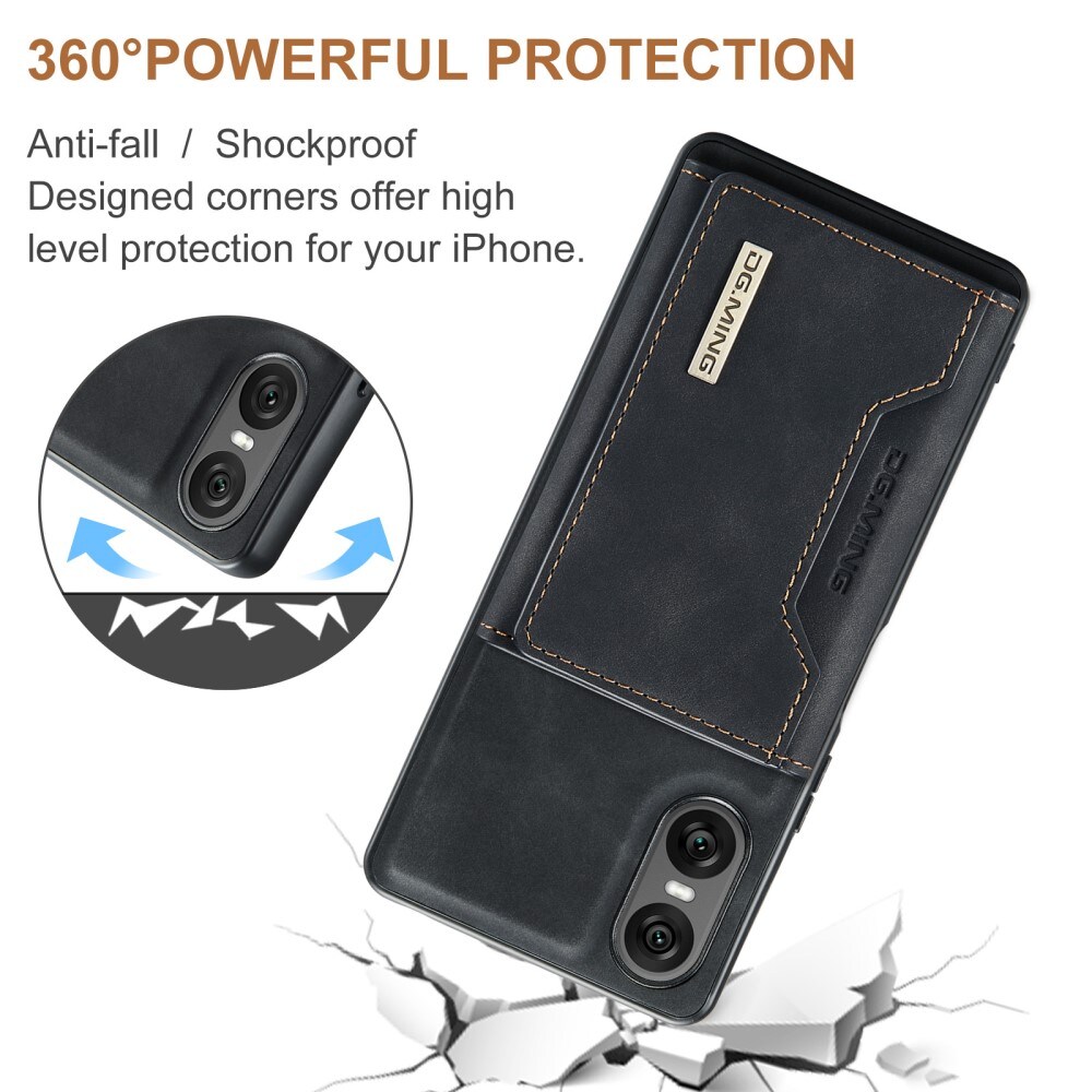 Sony Xperia 10 VI Cover med aftagelig pung, Sort