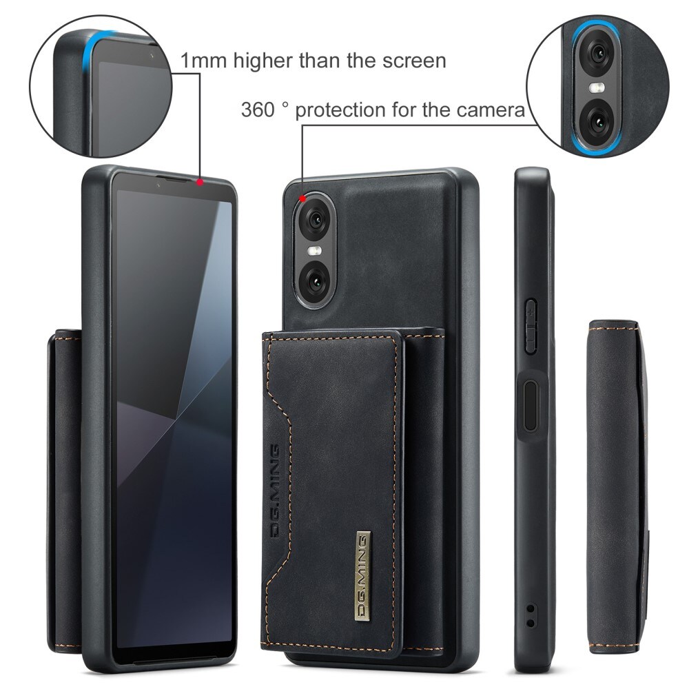 Sony Xperia 10 VI Cover med aftagelig pung, Sort