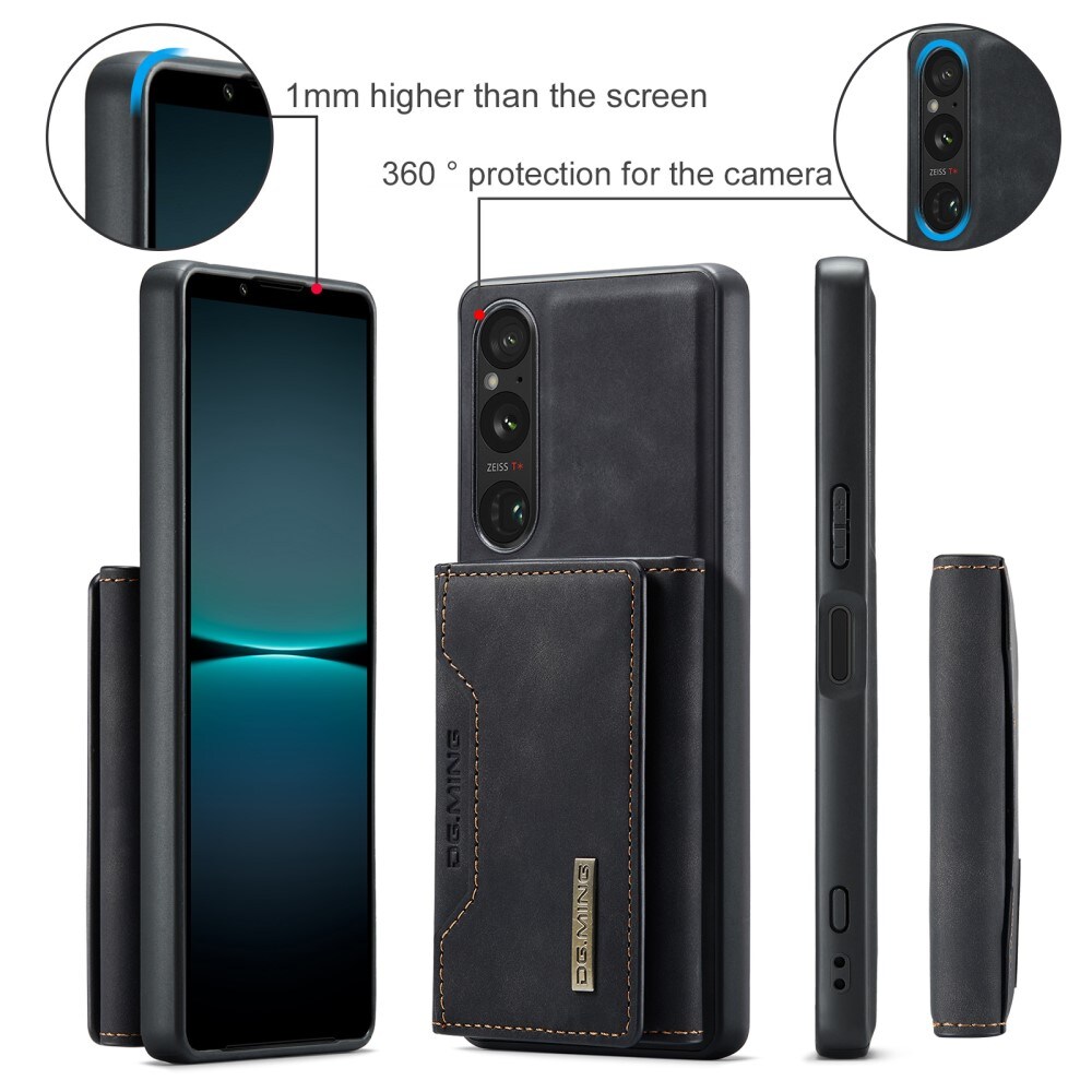 Sony Xperia 1 VI Cover med aftagelig pung, Sort