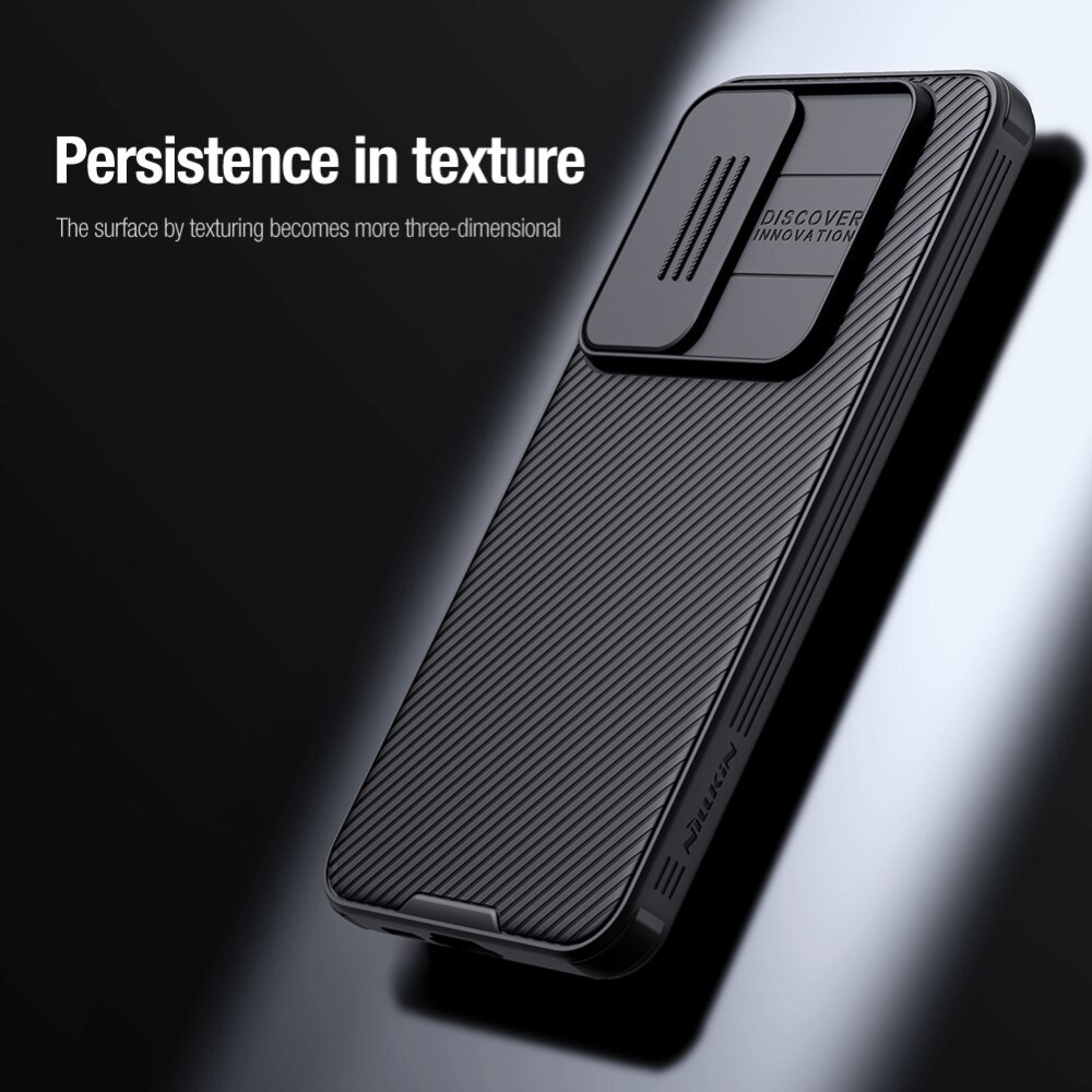 Samsung Galaxy S24 FE Cover med kamerabeskyttelse - CamShield, Sort