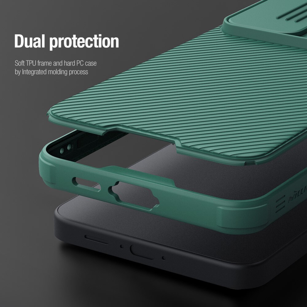 Samsung Galaxy S24 FE Cover med kamerabeskyttelse - CamShield, Sort