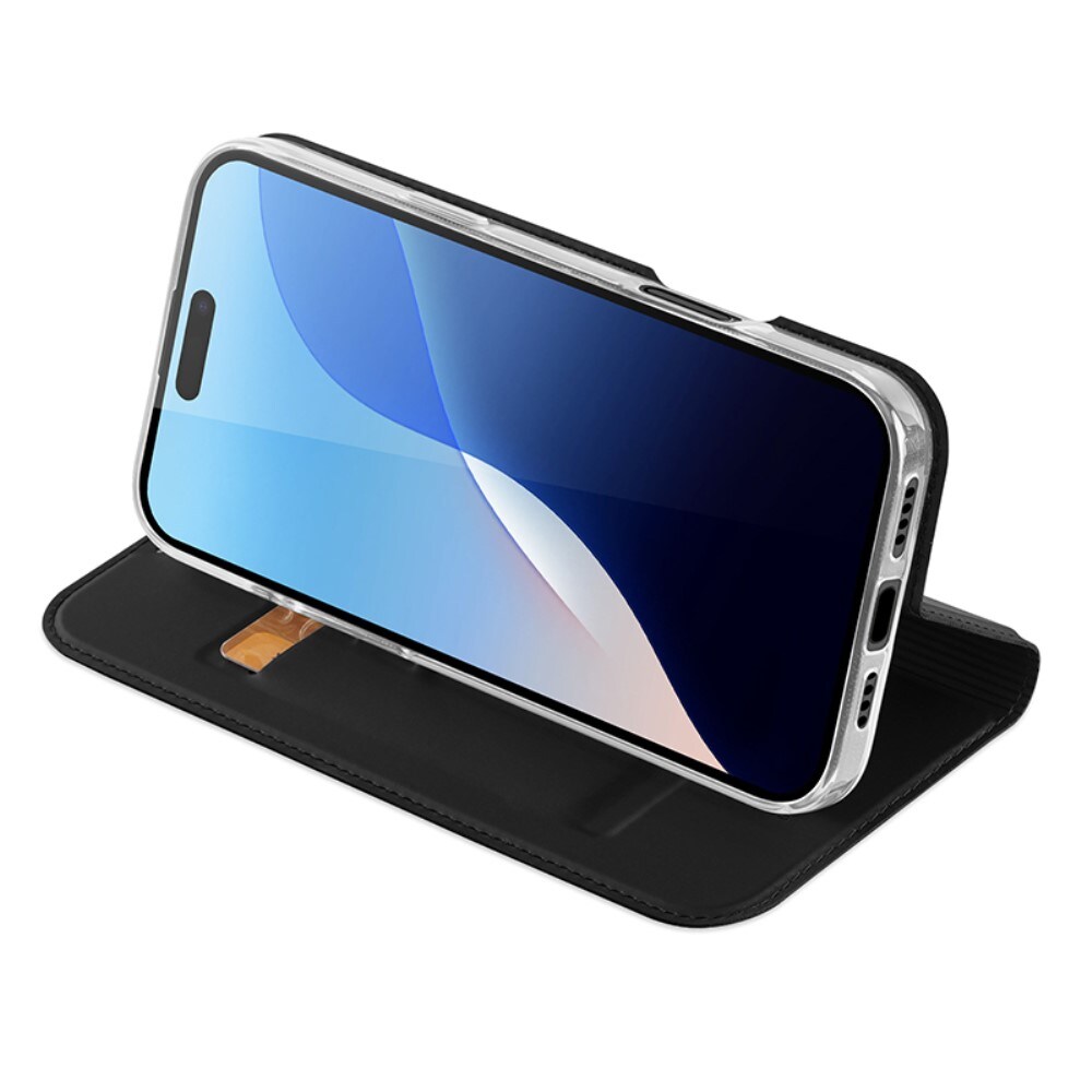 iPhone 16 Pro Slankt mobiletui, Sort