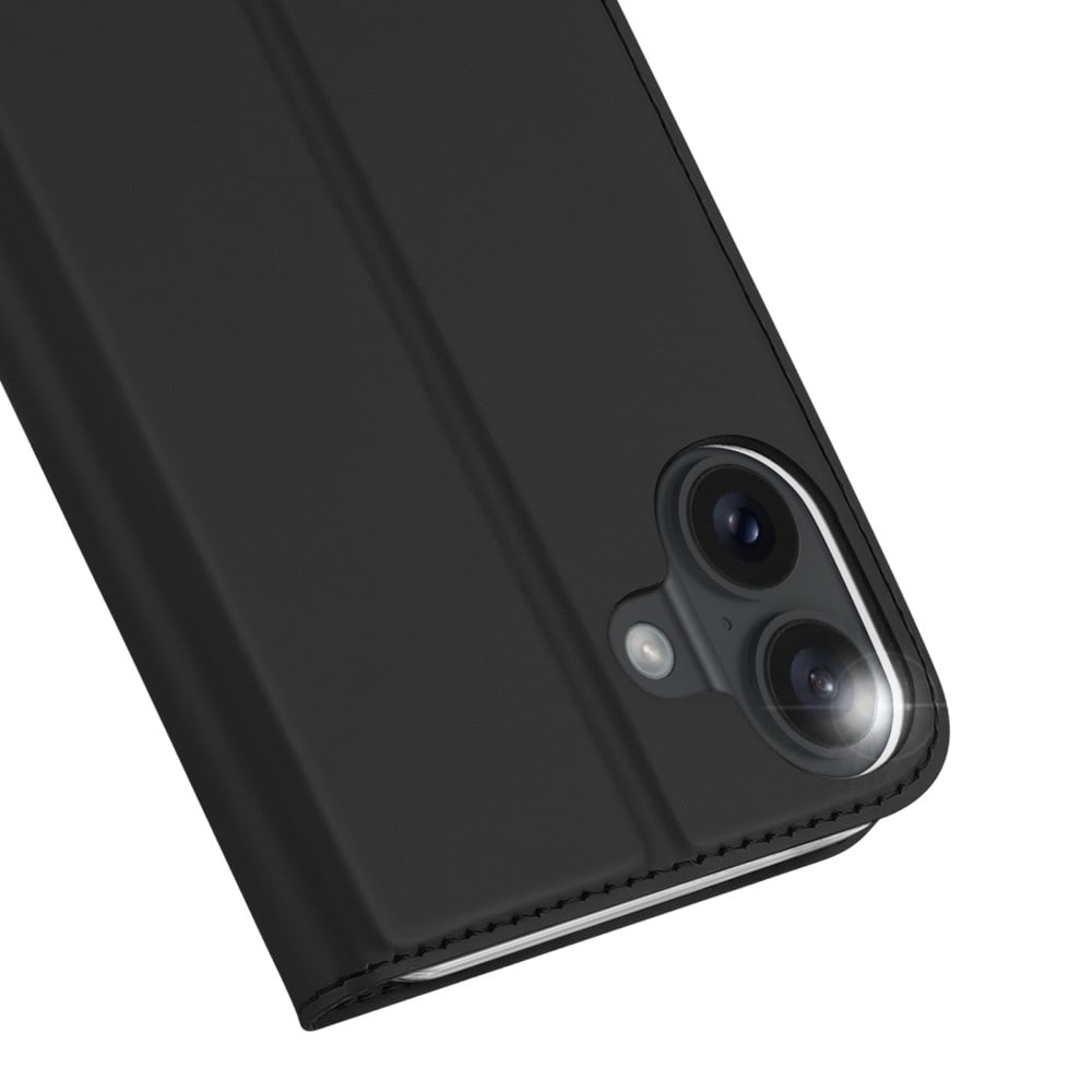 iPhone 16 Slankt mobiletui, Sort