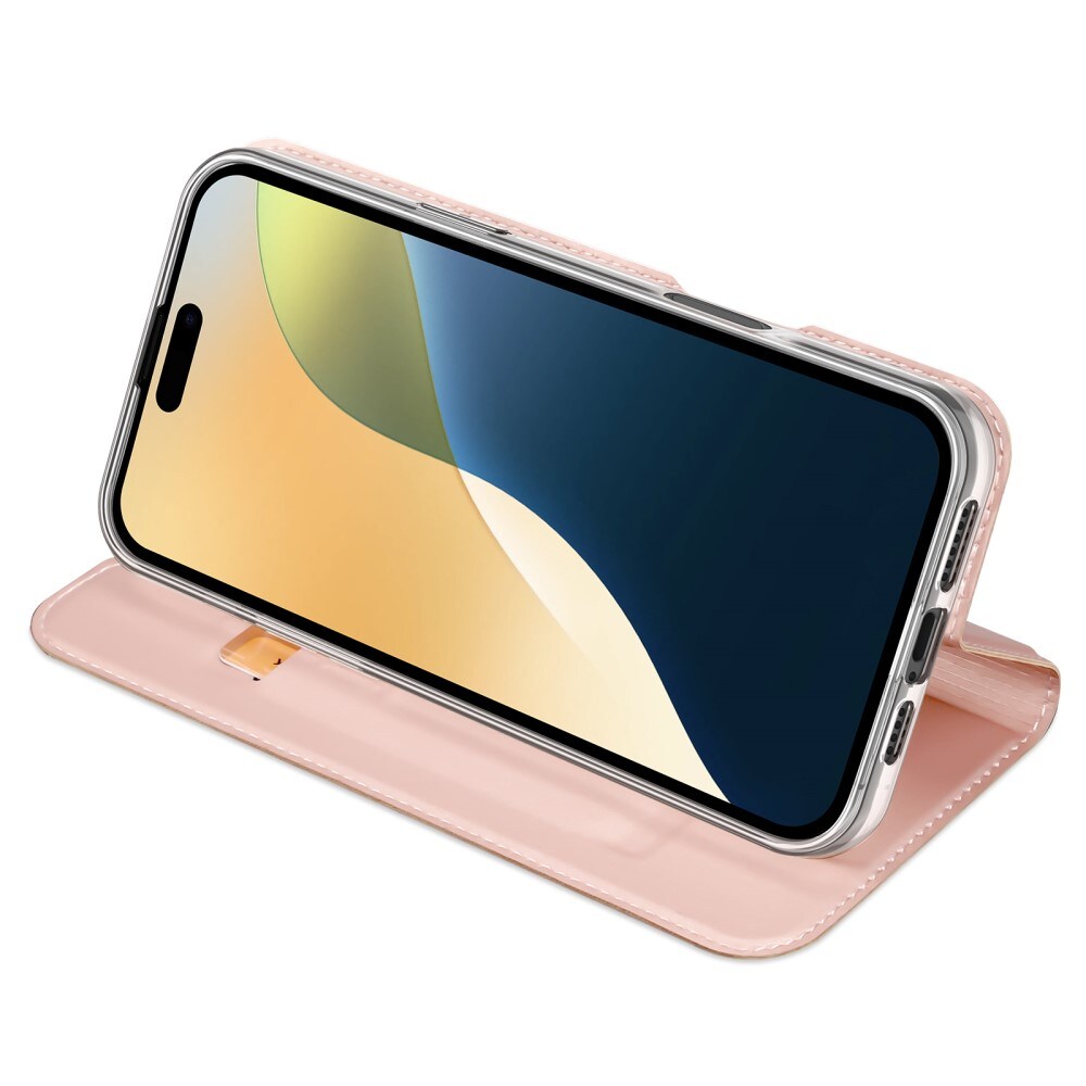 iPhone 16 Slankt mobiletui, Rose guld
