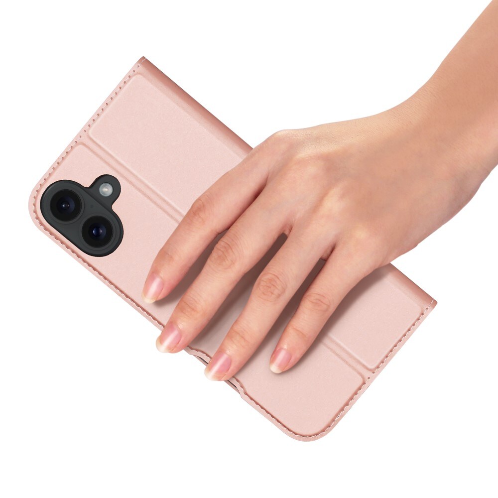 iPhone 16 Slankt mobiletui, Rose guld