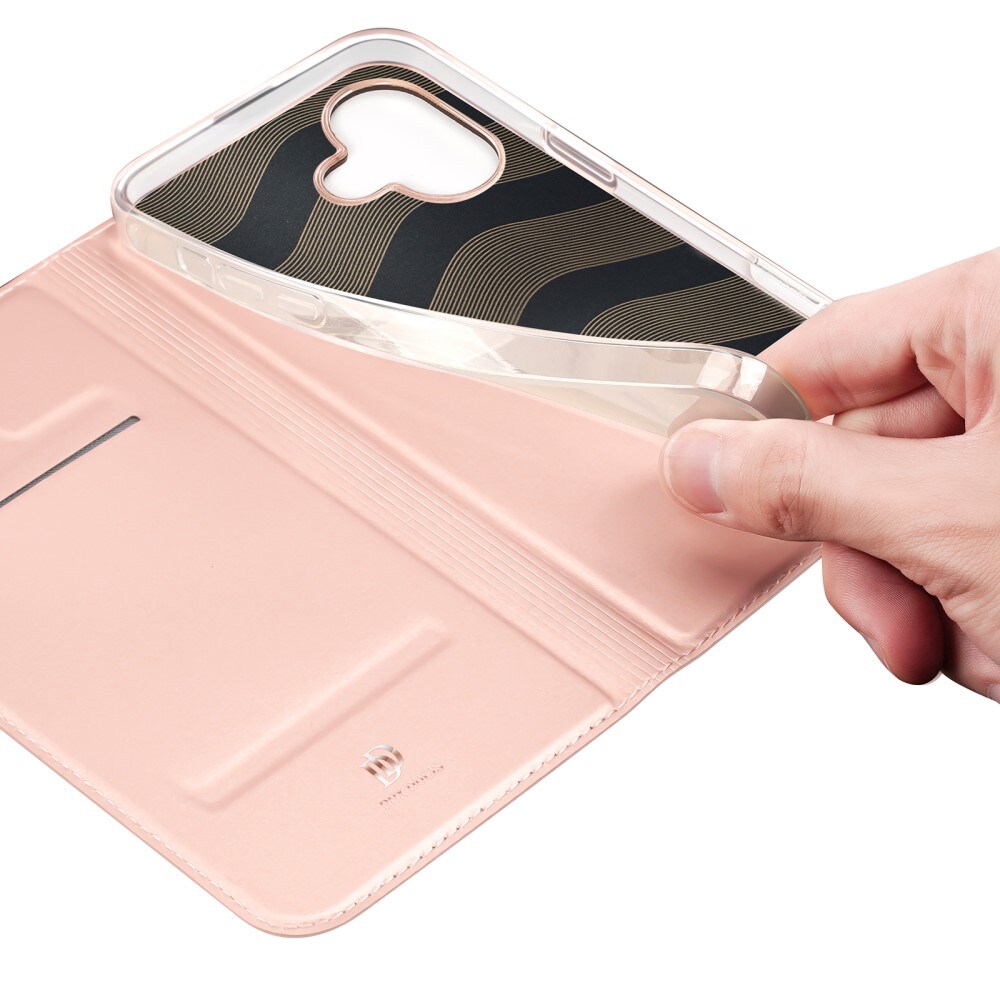 iPhone 16 Slankt mobiletui, Rose guld