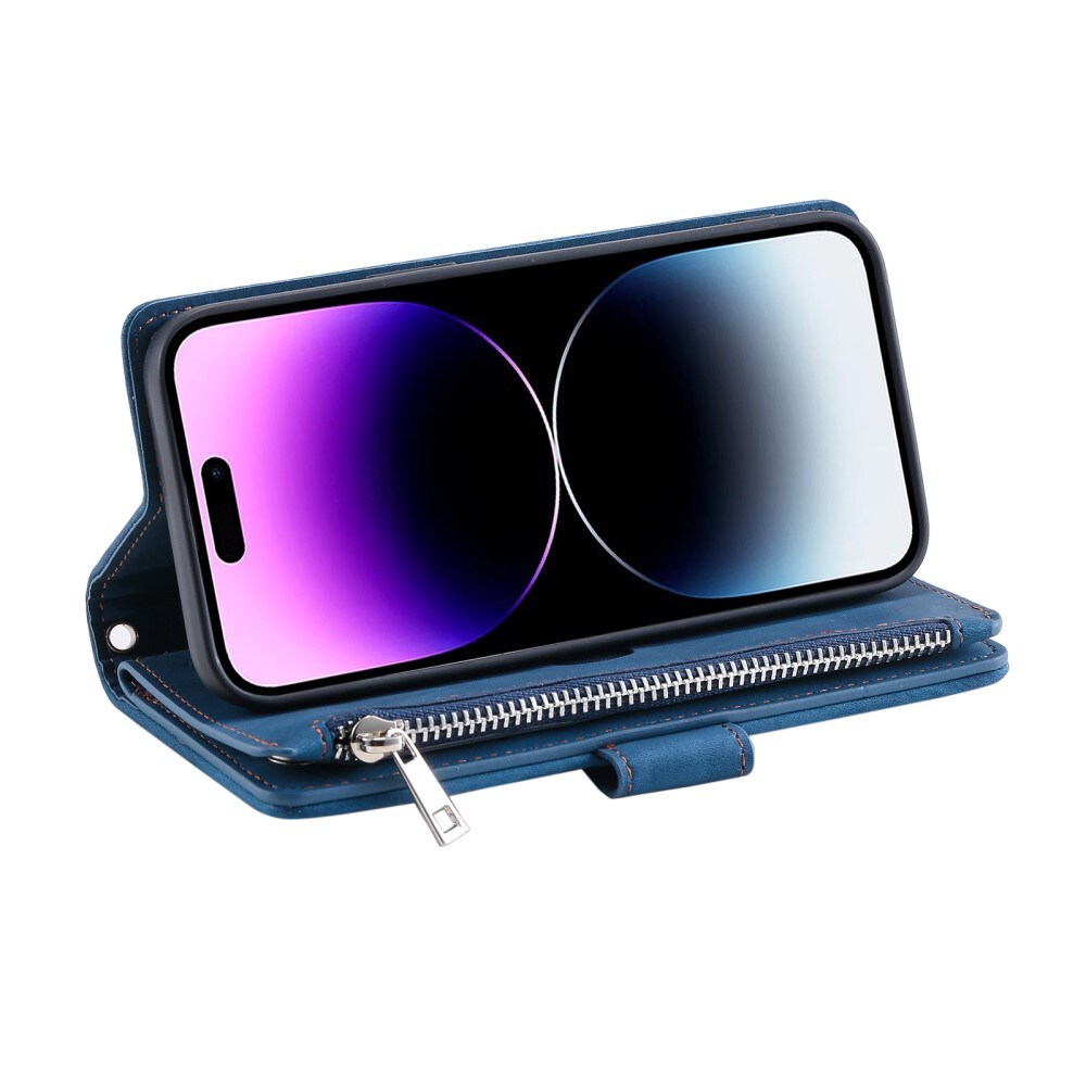 iPhone 16 Pro Max Quiltet pungtaske, Blå