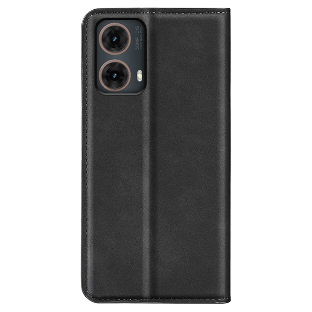 Motorola Moto G85 Slankt etui med kortholder, Sort