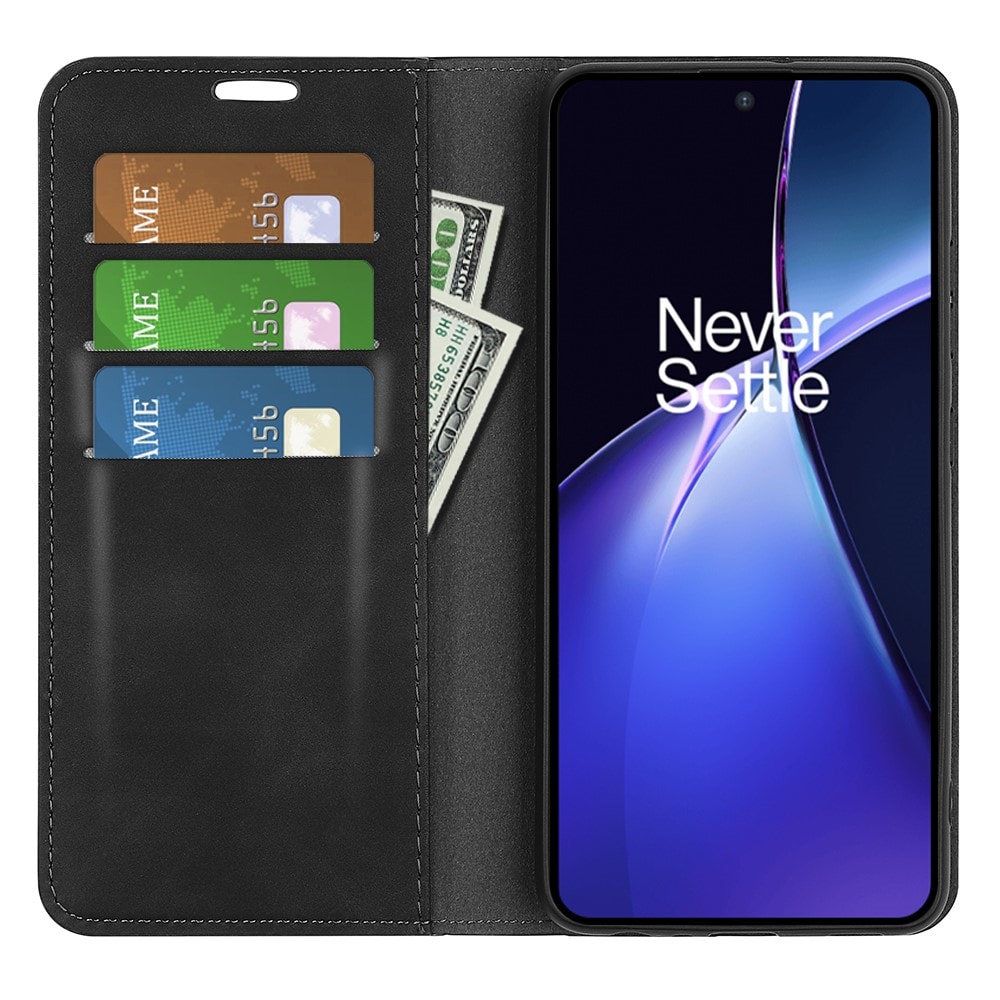  OnePlus Nord CE 4 Lite Slankt etui med kortholder, Sort