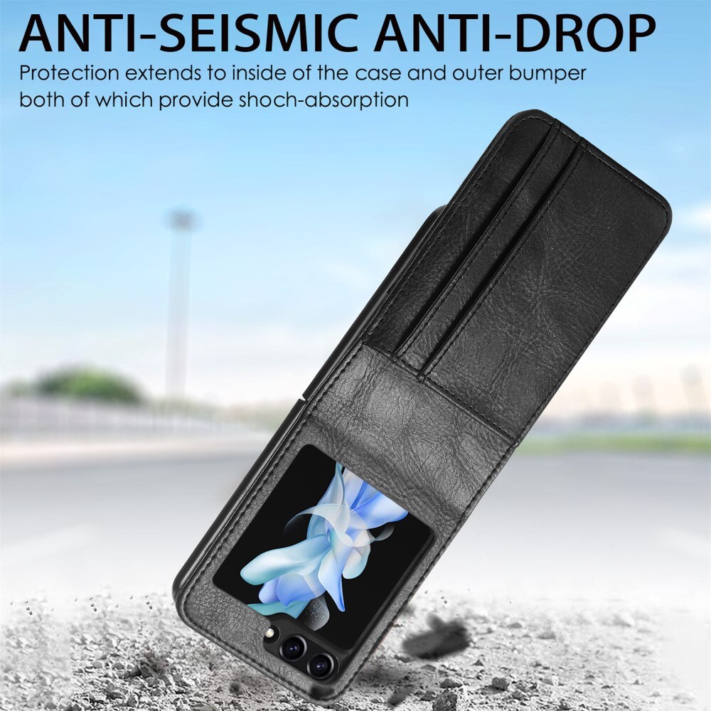 Samsung Galaxy Z Flip 7 FE Enkelt mobiletui, Sort