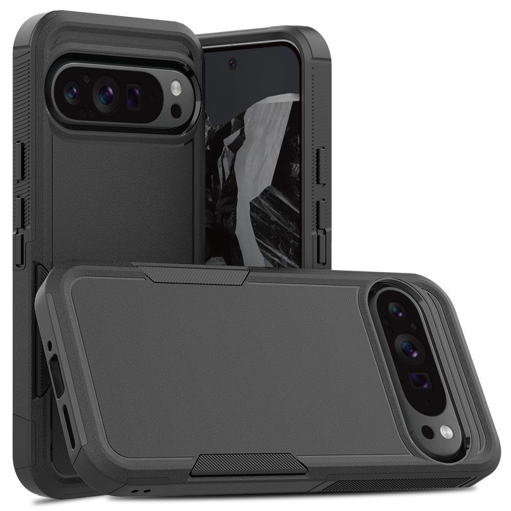 Google Pixel 9 Pro XL Hybridcover Off-road, Sort