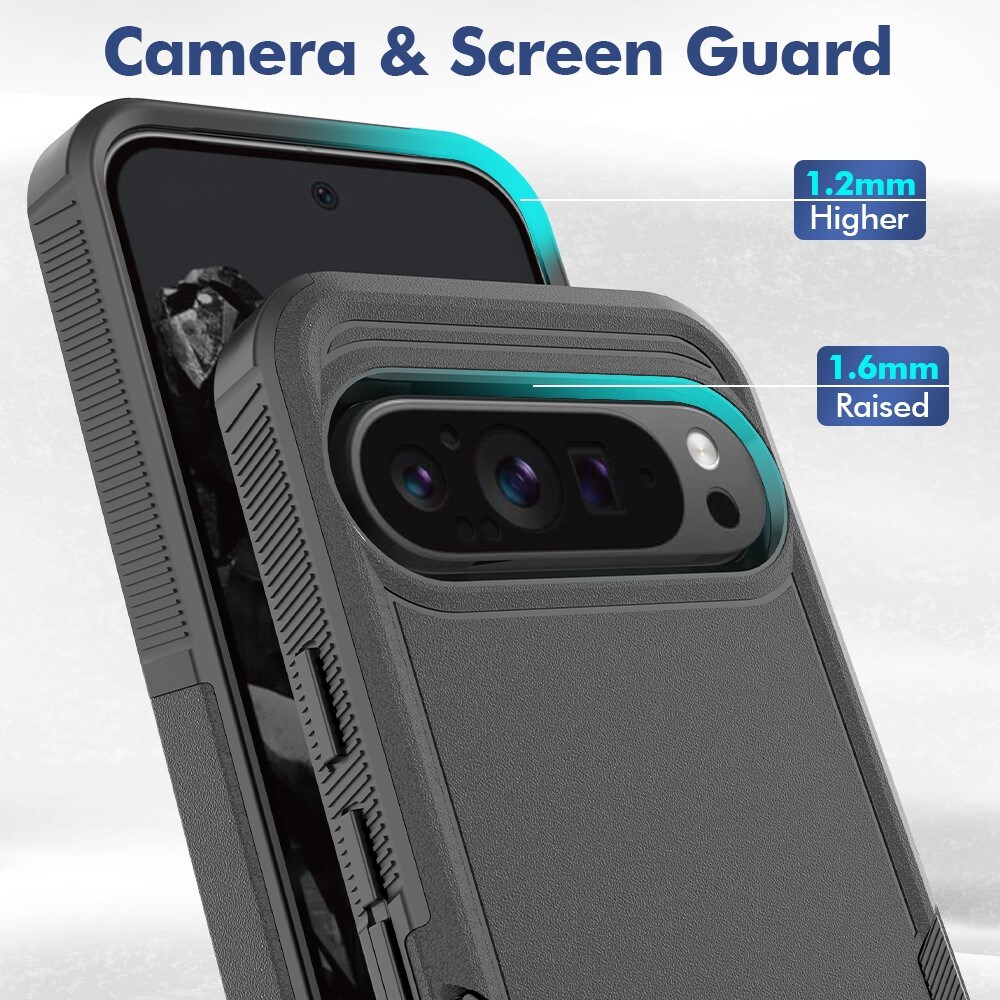Google Pixel 9 Pro XL Hybridcover Off-road, Sort