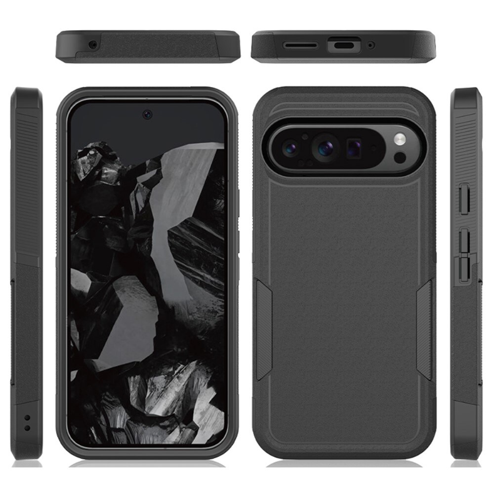 Google Pixel 9 Pro XL Hybridcover Off-road, Sort