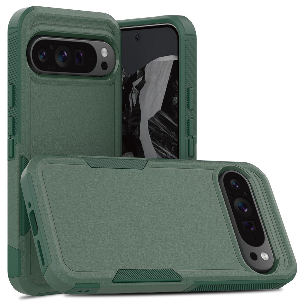 Google Pixel 9 Pro XL Hybridcover Off-road, Grøn