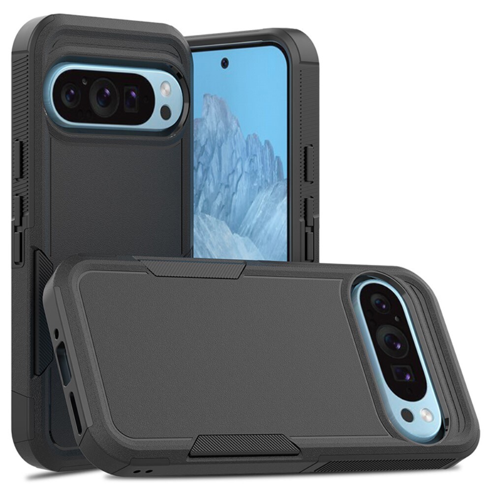 Google Pixel 9 Pro Hybridcover Off-road, Sort