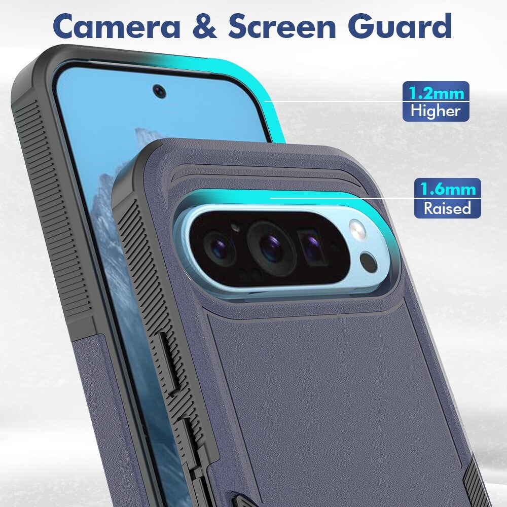 Google Pixel 9 Pro Hybridcover Off-road, Mørkeblå