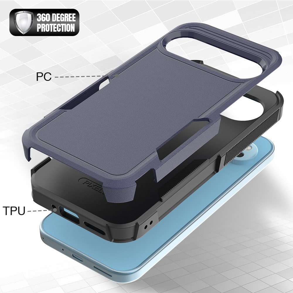 Google Pixel 9 Pro Hybridcover Off-road, Mørkeblå