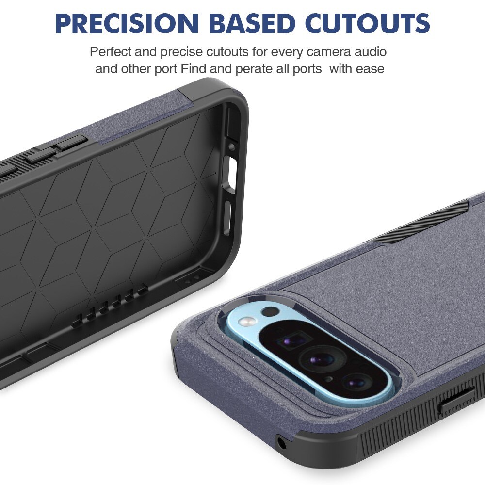 Google Pixel 9 Pro Hybridcover Off-road, Mørkeblå