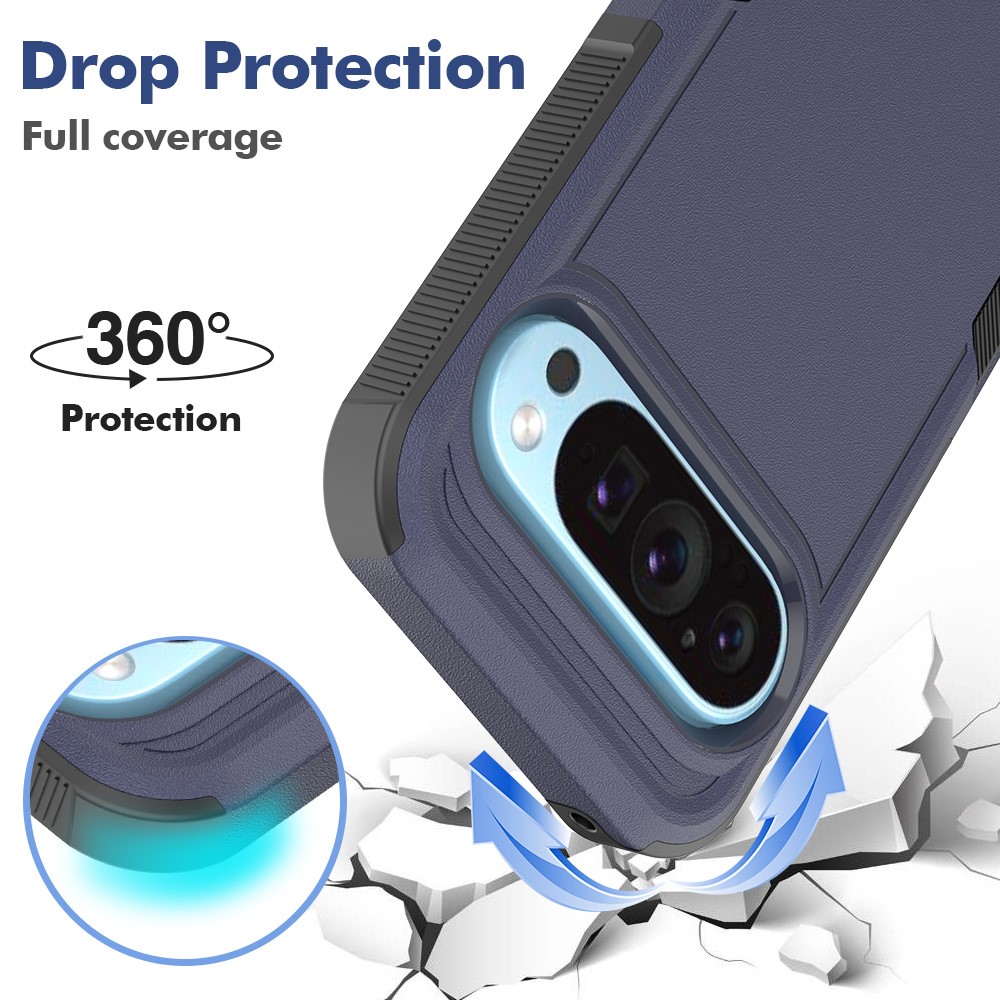 Google Pixel 9 Pro Hybridcover Off-road, Mørkeblå