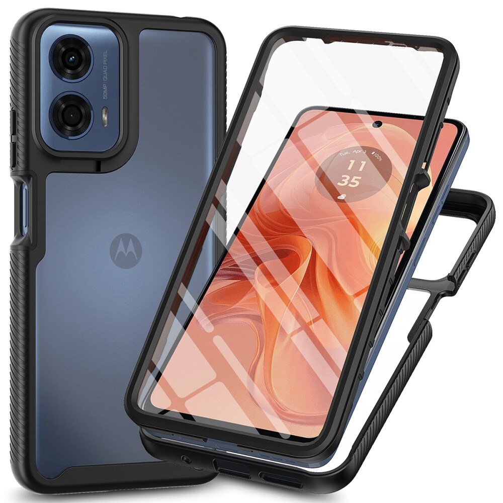 Motorola Moto G24 Mobilcover Full Protection, Sort