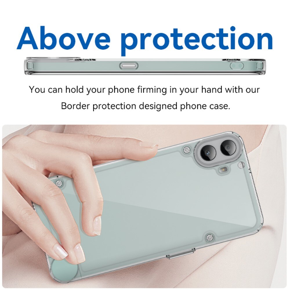 Nothing CMF Phone 1 Crystal Hybrid-cover, Gennemsigtig