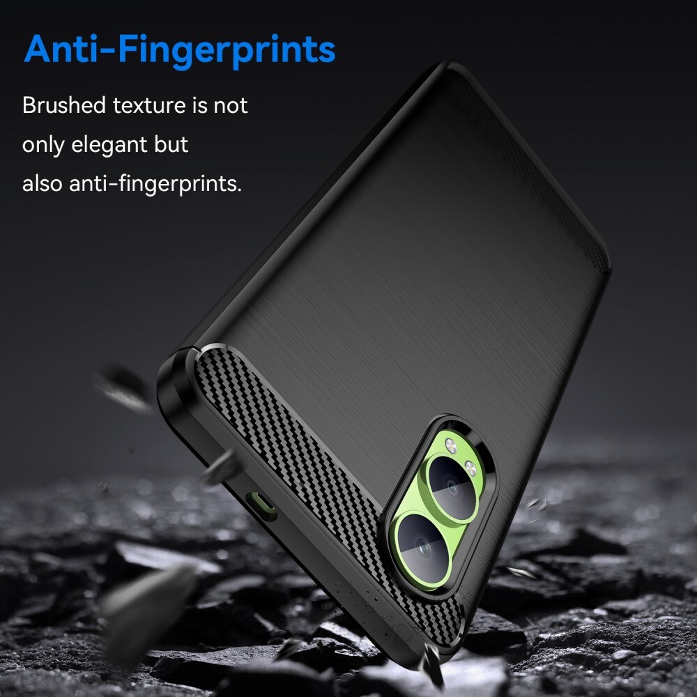  OnePlus Nord CE 4 Lite TPU-cover Brushed, Sort