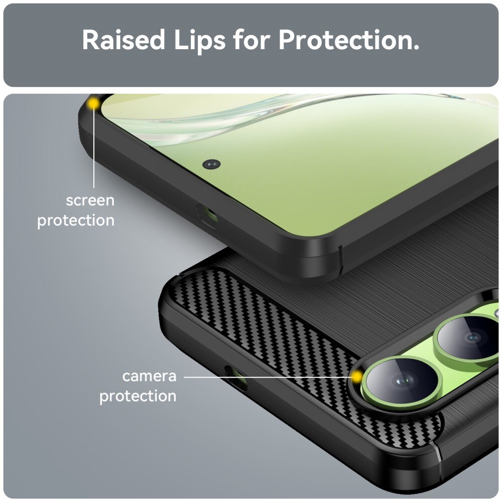 OnePlus Nord CE 4 Lite TPU-cover Brushed, Sort