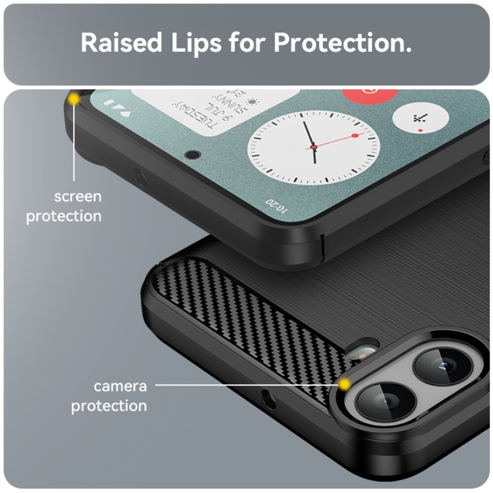 Nothing CMF Phone 1 TPU-cover Brushed, Sort
