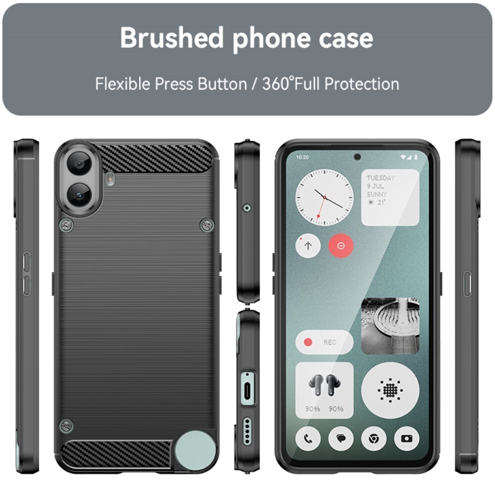 Nothing CMF Phone 1 TPU-cover Brushed, Sort