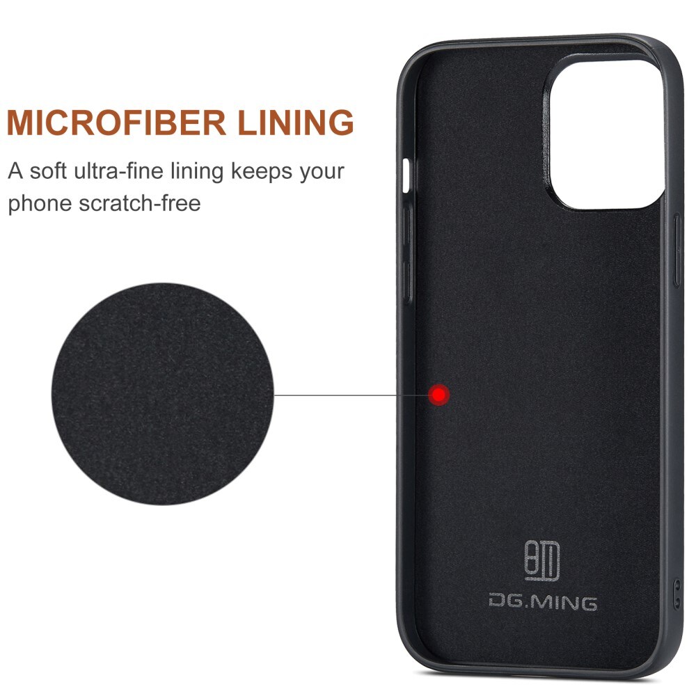 iPhone 16 Pro Max Cover med aftagelig pung, Sort