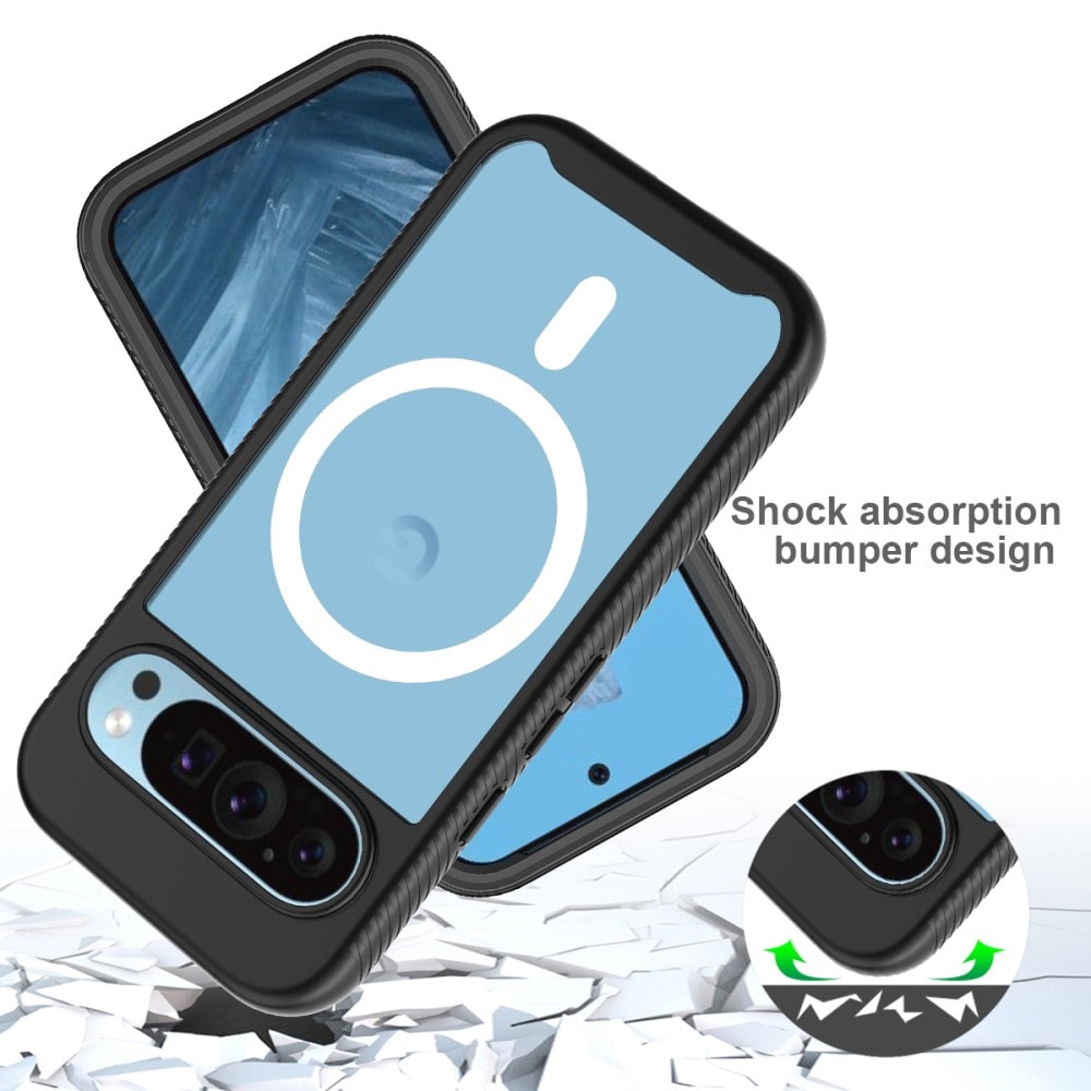 Google Pixel 9 Pro MagSafe-mobilcover Full Protection, Sort