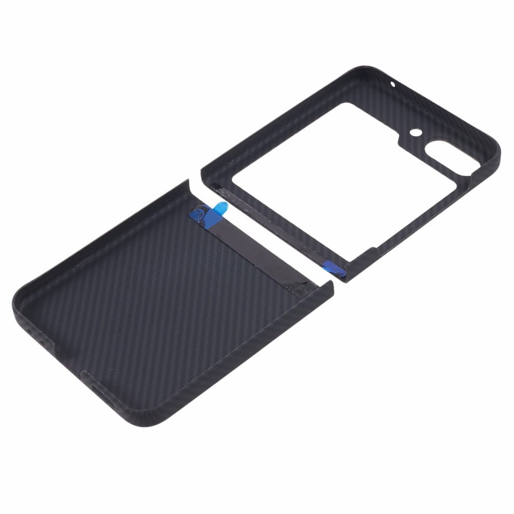 Samsung Galaxy Z Flip 7 FE Slankt cover i aramidfiber, Sort