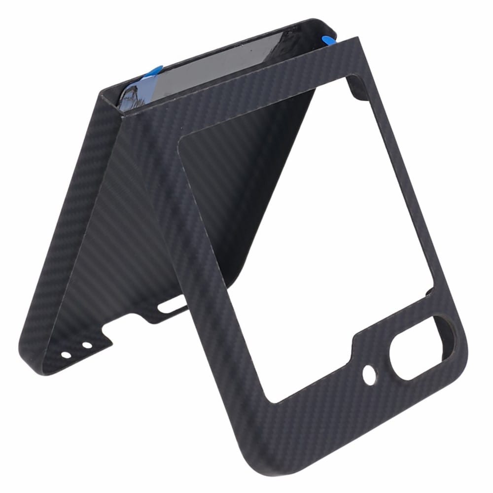 Samsung Galaxy Z Flip 7 FE Slankt cover i aramidfiber, Sort