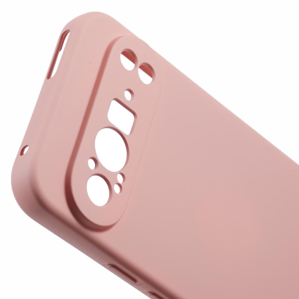 Google Pixel 9 Pro Mobilcover i TPU, Lyserød