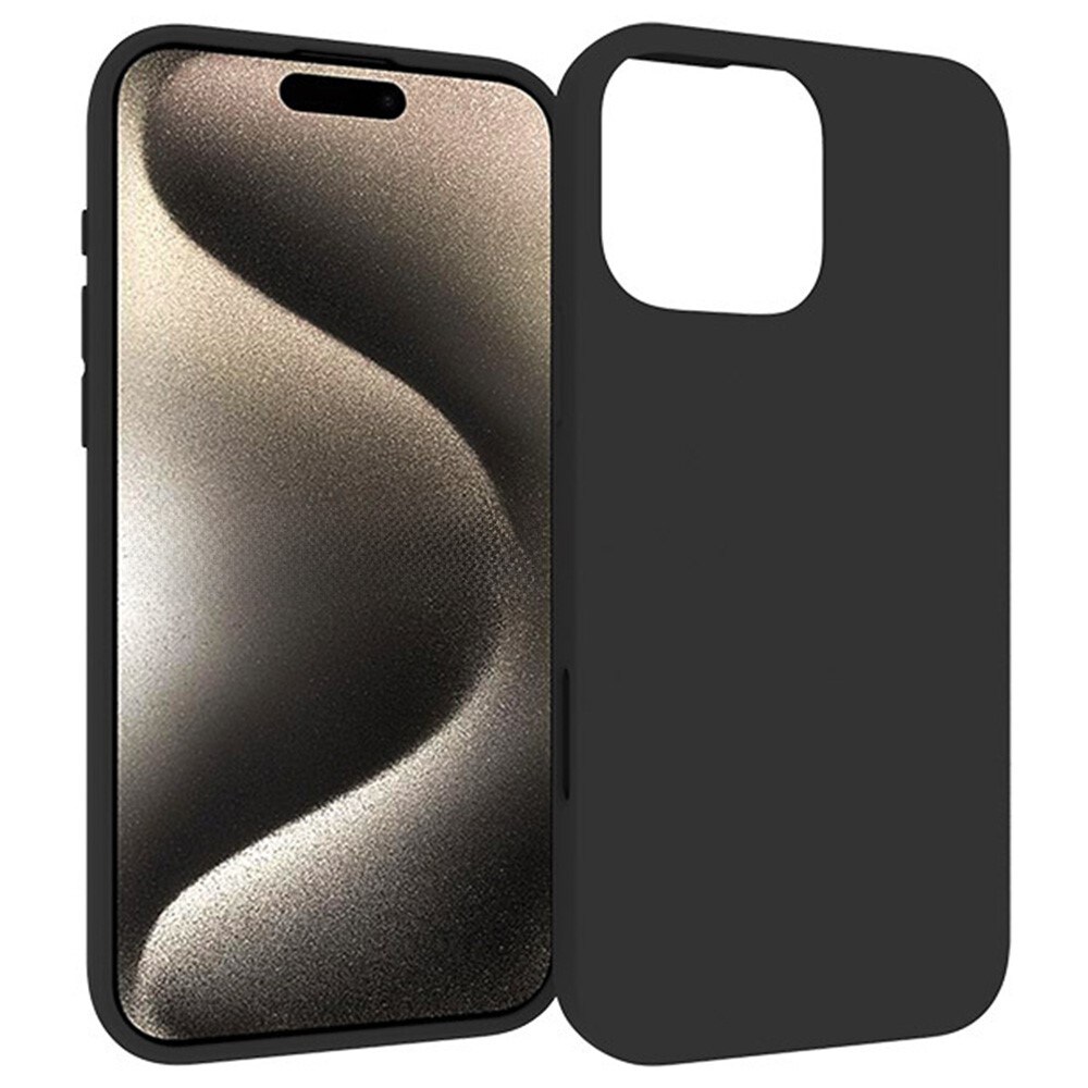 iPhone 16 Pro Max Tyndt TPU-cover, Sort