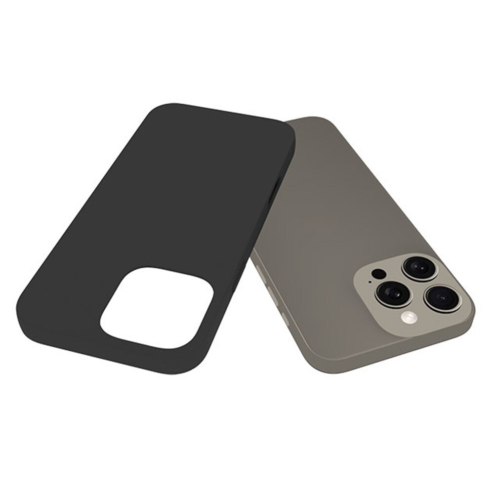 iPhone 16 Pro Max Tyndt TPU-cover, Sort
